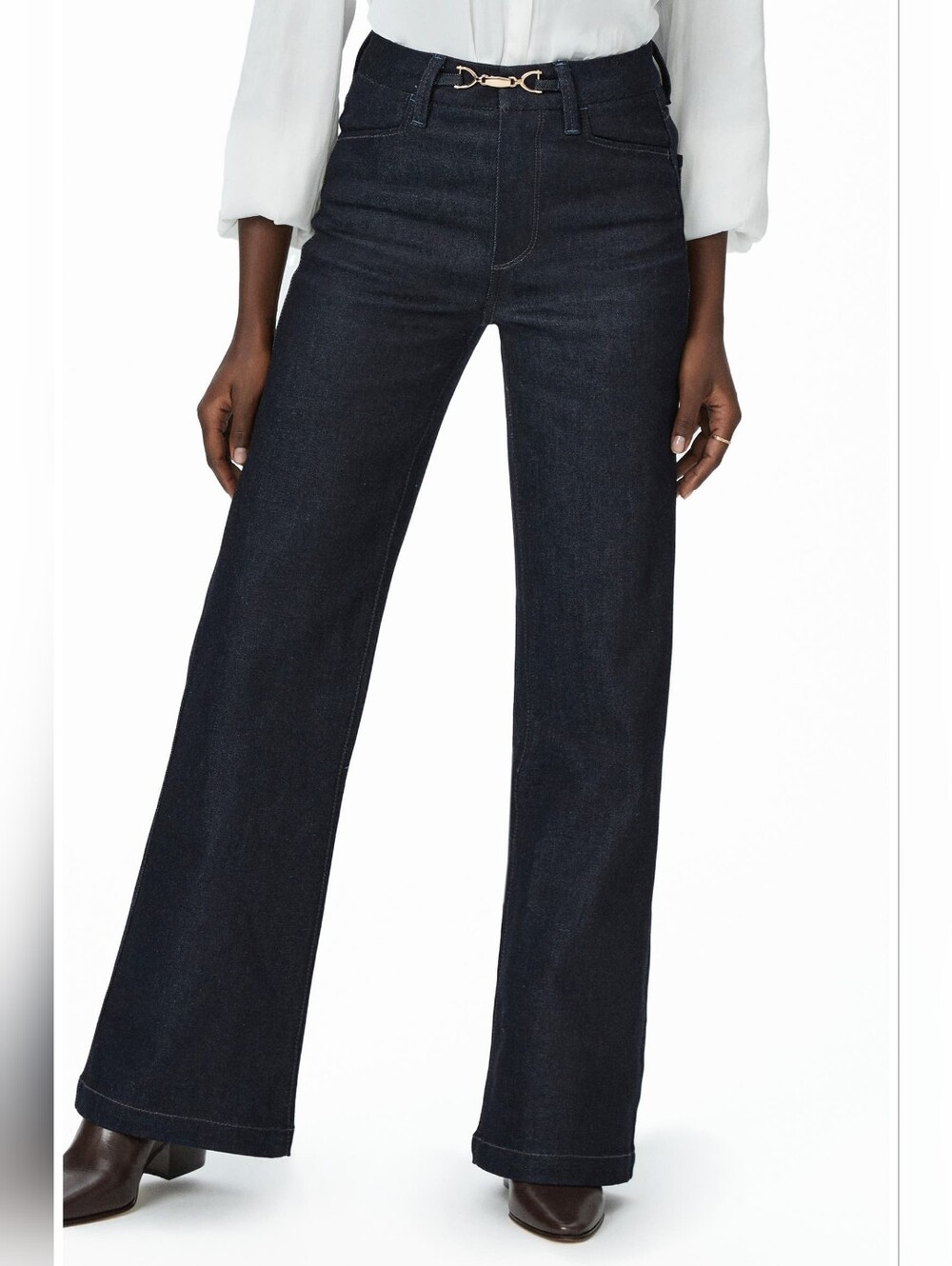 Paige Leenah Jolene Wide Leg Jeans in Montecito